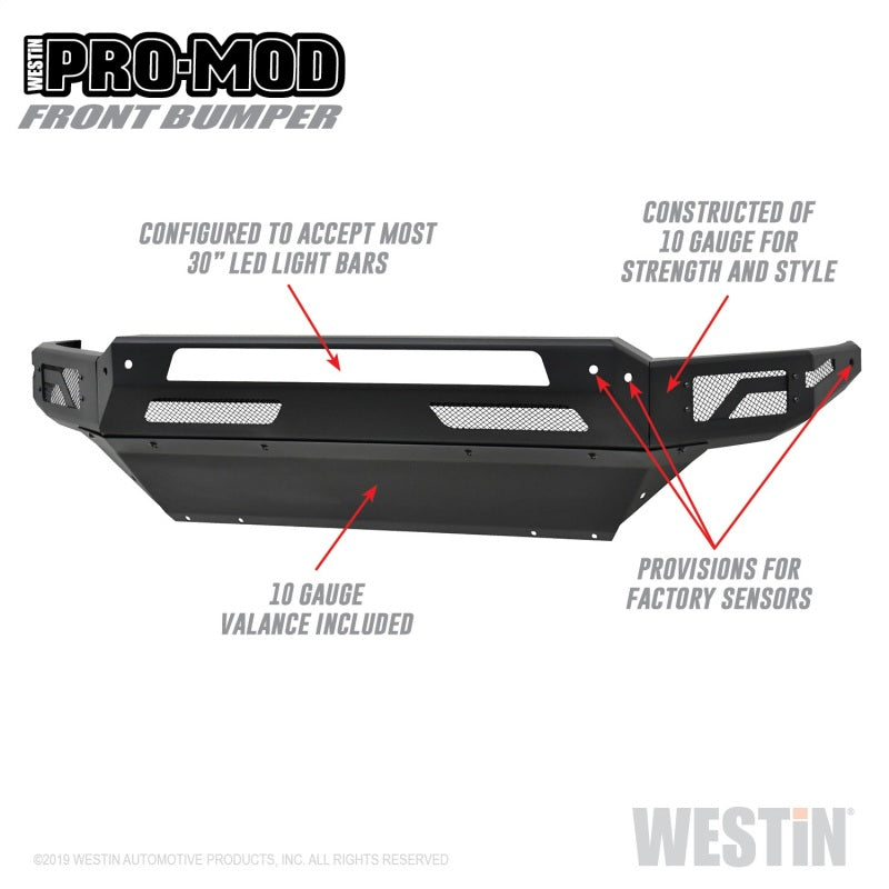 Westin 13-18 Dodge Ram 1500 / 2019 Ram 1500 Classic Pro-Mod Front Bumper - 58-41025