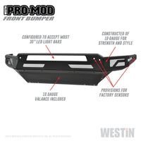 Westin 13-18 Dodge Ram 1500 / 2019 Ram 1500 Classic Pro-Mod Front Bumper - 58-41025