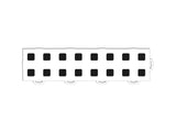 WeatherTech TechFloor - 3in X 12in Tiles(Right Loop) - White/Black **Order in Qtys of 10 - 51T312RL WH-BK
