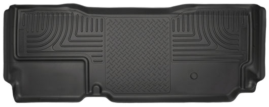 Husky Liners 11-15 Ford F250/F350/F450 Super Duty Ext Cab WeatherBeater Black 2nd Seat Floor Liners - 19721