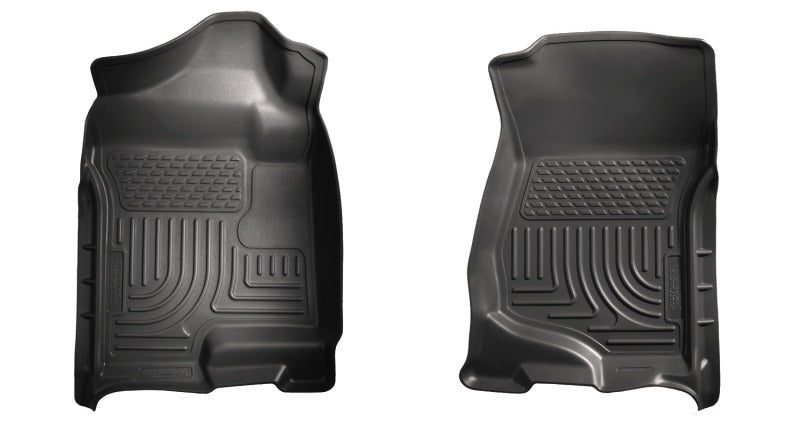 Husky Liners 07-14 Cadillac Escalade ESV/EXT Weatherbeater Black Front Floor Liners - 18201