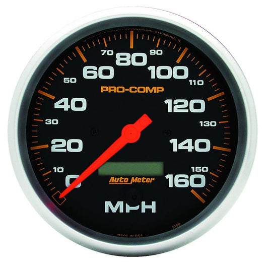 Autometer Pro-Comp 3 3/8in 160mph Electric Speedometer w/ LCD Odometer - 5189