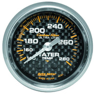 Autometer Carbon Fiber 52mm WaterTemperature Gauge - 4731