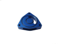 Torque Solution Blow Off BOV Sound Plate (Blue): Hyundai Genesis Coupe 2.0T ALL - TS-GEN-002BU