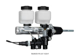 Wilwood Tandem Remote M/C Kit w L/H Brkt & Prop Valve - 15/16in Bore Ball Burnished-W/Pushrod - 261-14250-P