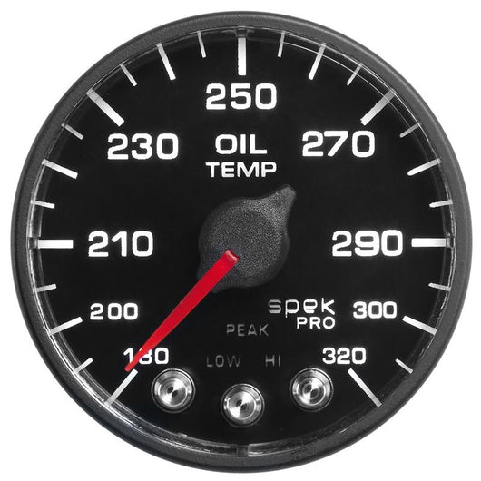 Autometer Spek-Pro - Nascar 2-1/16in Oil Temp 180- 320F Bfb Ecu - P553328-N1