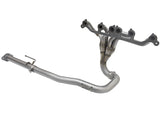 aFe Power Twisted Steel Header & Connection Pipe (Race) 00-06 Jeep Wrangler (TJ/LJ) I6 4.0L - 48-48020-YN