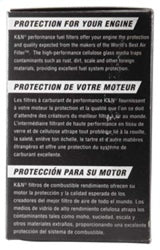 K&N Cellulose Media Fuel Filter 1.688in OD x 3.813in L - PF-1300