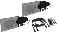 QTP Bolt-On QTEC Dual Low Profile Oval Electric Cutout Valves - Pair - QTEC66