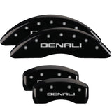 MGP 4 Caliper Covers Engraved Front & Rear MGP Black finish silver ch - 32015SMGPBK