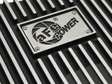 aFe Power Transmission Pan Black Machined 11-14 Ford 6R140 Trucks V8 6.7L (td) - 46-70182