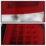 Spyder 05-07 Chrysler 3000C Verison 2 Light Bar LED Tail Lights - Red Clear (ALT-YD-C305V2-LED-RC) - 5083364