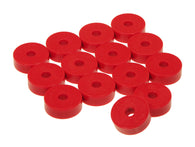 Prothane 55-73 Jeep CJ5 Body Mount 14 Bushing Kit - Red - 1-101