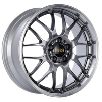 BBS RS-GT 18x8 5x130 ET50 CB71.6 Diamond Black Center Diamond Cut Lip Wheel - RS925HDBPK
