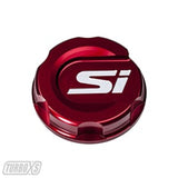 Turbo XS 2016+ Honda Civic Red Oil Cap - txs-HC-OC-RED-SI