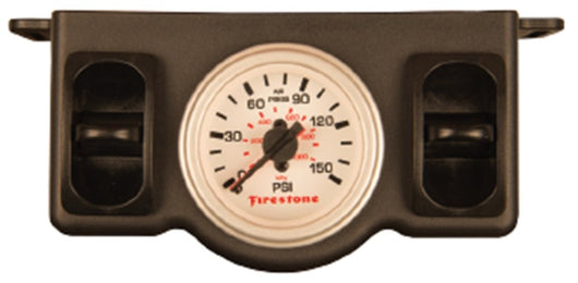Firestone Pneumatic Dual Pressure Gauge - White Plastic (WR17602574) - 2574