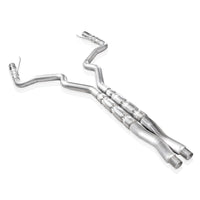 Stainless Works 2015-16 Mustang GT 3in Catback X-Pipe Retro Chambered Mufflers 3in Cores - M15CBX-LMF