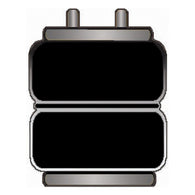 Firestone Ride-Rite Replacement Bellow 224C (For Kit PN 0830/2080/2032/2068) (W217606859) - 6859