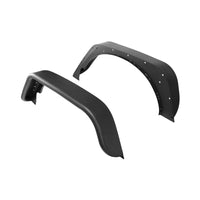 Westin/Snyper 07-17 Jeep Wrangler Tube Fenders - Rear - Textured Black - 62-1015