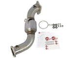 aFe Twisted Steel Down-Pipe (Street) 13-16 Cadillac ATS L4-2.0L (t) - 48-34126-HC