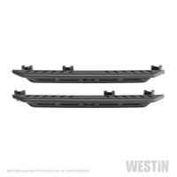 Westin/Snyper 2018+ Jeep Wrangler JL Unlimited 4DR Triple Tube Rock Rail Steps - Textured Black - 42-6025