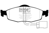 EBC 95-00 Ford Contour 2.0 Yellowstuff Front Brake Pads - DP4955R