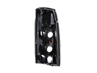 ANZO 1999-2000 Cadillac Escalade Taillights Black 3D Style - 211019