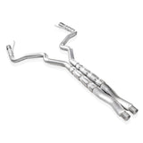 Stainless Works 2015-16 Mustang GT 3in Catback X-Pipe Retro Chambered Mufflers 3in Cores - M15CBX-LMF