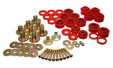 Energy Suspension 68-72 Chevy Chevelle/Monte Carlo/Malibu/El Camino Red Body Mount Set - 3.4170R