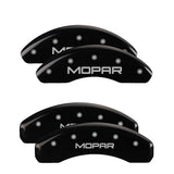 MGP 4 Caliper Covers Engraved Front & Rear MOPAR Yellow finish black ch - 32003SMOPYL