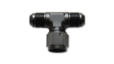 Vibrant -6AN Tee Fitting with Female -6AN Swivel On Side - 10792