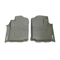 Westin 12-15 Toyota Tacoma Reg/Access/Dbl Cab (double hook) Wade Sure-Fit Floor Liners Front - Gray - 72-120053