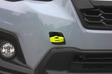 Perrin Tow Hook Kit - Front 13-18 Subaru Forester - Neon Yellow - PSP-BDY-237NY