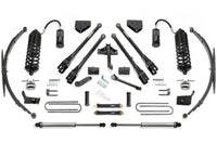 Fabtech 11-16 Ford F250/350 4WD 8in 4 Link System w/DL 4.0 Resi Coilovers & Rear DL 2.25 Shocks - K2278DL