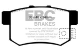 EBC 01-03 Acura CL 3.2 Greenstuff Rear Brake Pads - DP2781/2