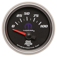Autometer Mopar 52.4mm SSE 0-100 PSI Oil Pressure Gauge - 880015