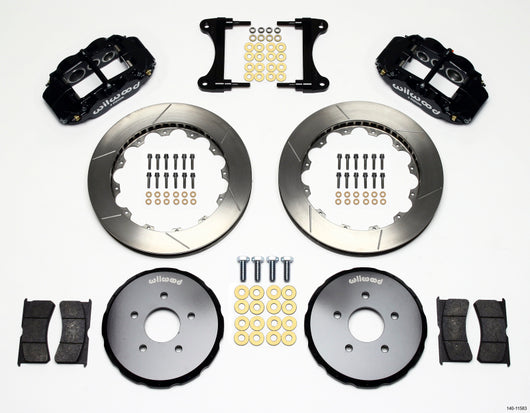 Wilwood Narrow Superlite 6R Front Hat Kit 13.06in Nissan 370Z/Fiti G37 - 140-11583