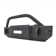 Westin/Snyper 07-17 Jeep JK Scope Stubby Front Bumper w/Bull Bar - Textured Black - 59-6525-12JKB5