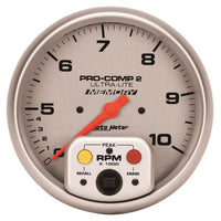 Autometer Ultra-Lite 5 inch 10K RPM In Dash Dual Range w/ Memory Tachometer - 4499
