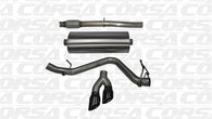 Corsa 14 GMC Sierra/Chevy Silv 1500 Crew Cab/Std. Bed 5.3L V8 Black Sport Single Side CB Exhaust - 14874BLK
