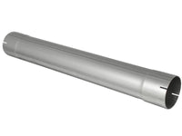 aFe MACHForce XP Exhausts Muffler Delete Aluminized 4 ID In/Out 8 Dia - 49-91003