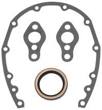 Edelbrock SBC Timing Cover Gasket And Oil Seal Kit - 6997