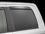 WeatherTech 09+ Dodge Ram 1500 Rear Side Window Deflectors - Dark Smoke - 81503