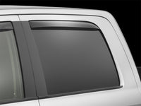 WeatherTech 09+ Dodge Ram 1500 Rear Side Window Deflectors - Dark Smoke - 81503