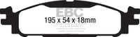 EBC 11+ Ford Explorer 2.0 Turbo 2WD Greenstuff Front Brake Pads - DP61873