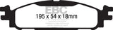 EBC 11-12 Ford Flex 3.5 Greenstuff Front Brake Pads - DP21873