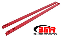BMR 15-17 S550 Mustang Super Low Profile Chassis Jacking Rails - Red - CJR002R