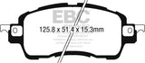 EBC 2016 Scion iA 1.5L Ultimax2 Front Brake Pads - UD1852