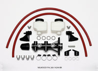 Wilwood Tandem Remote Master Cylinder - 1 1/8in Bore Black - 260-14244-BK