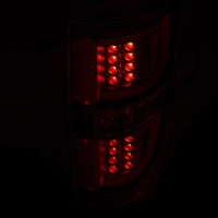 ANZO 2009-2013 Ford F-150 LED Taillights Black - 311257